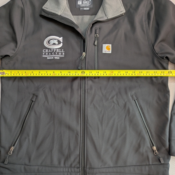 Carhartt Rain Defender Relaxed Fit Heavyweight Softshell Jacket Black Men's L - Picture 3 of 8